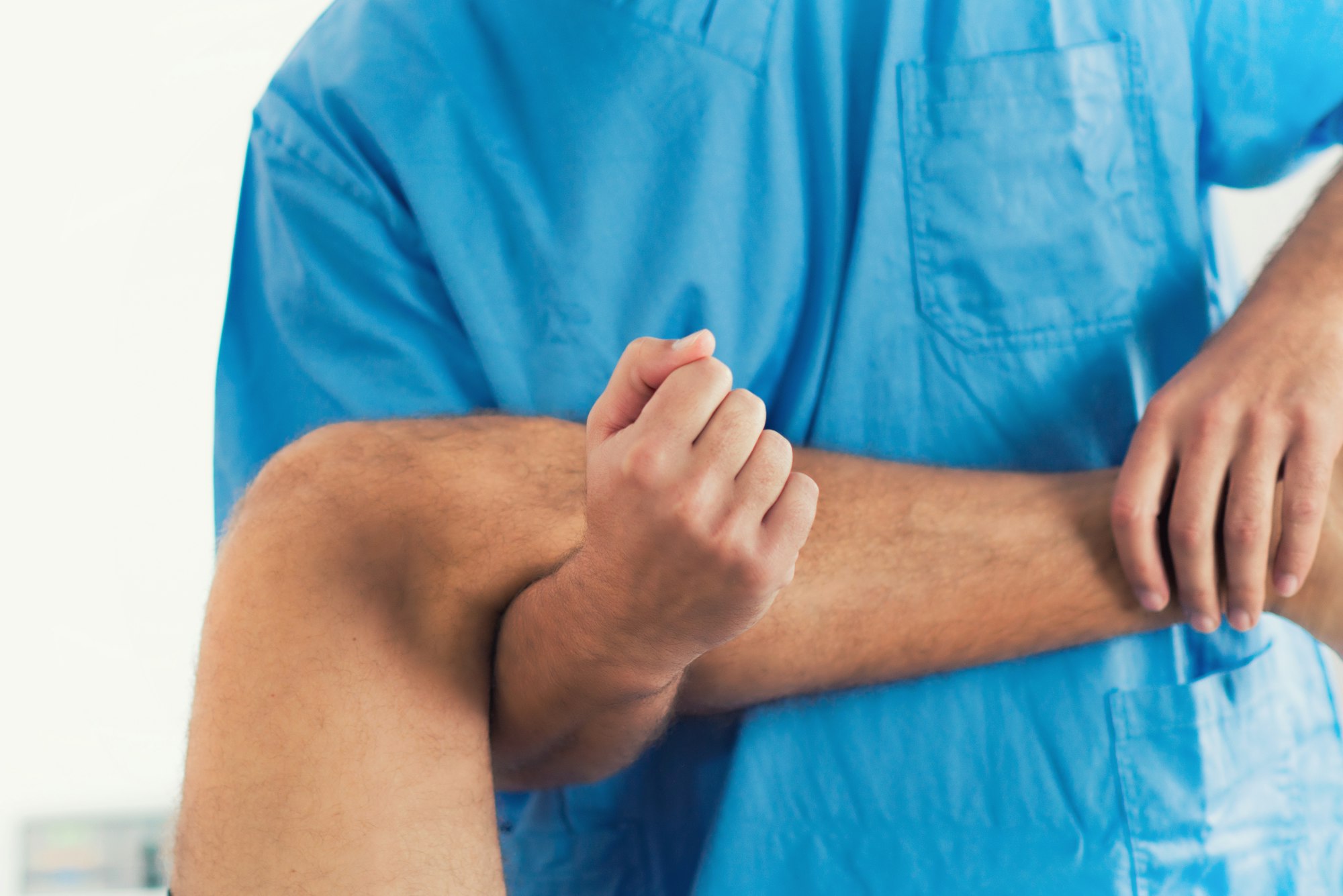 Chiropractic leg adjustment